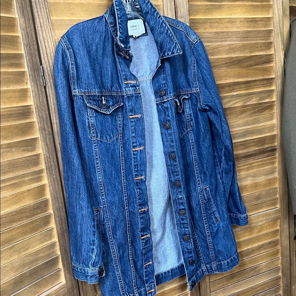 Forever 21 Dark Blue Denim Jacket